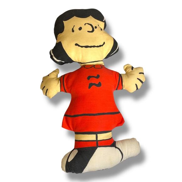 Vintage Lucy Peanuts Pillow Doll Fabric Kit Stuffed 17 Inch - Picture 1 of 6